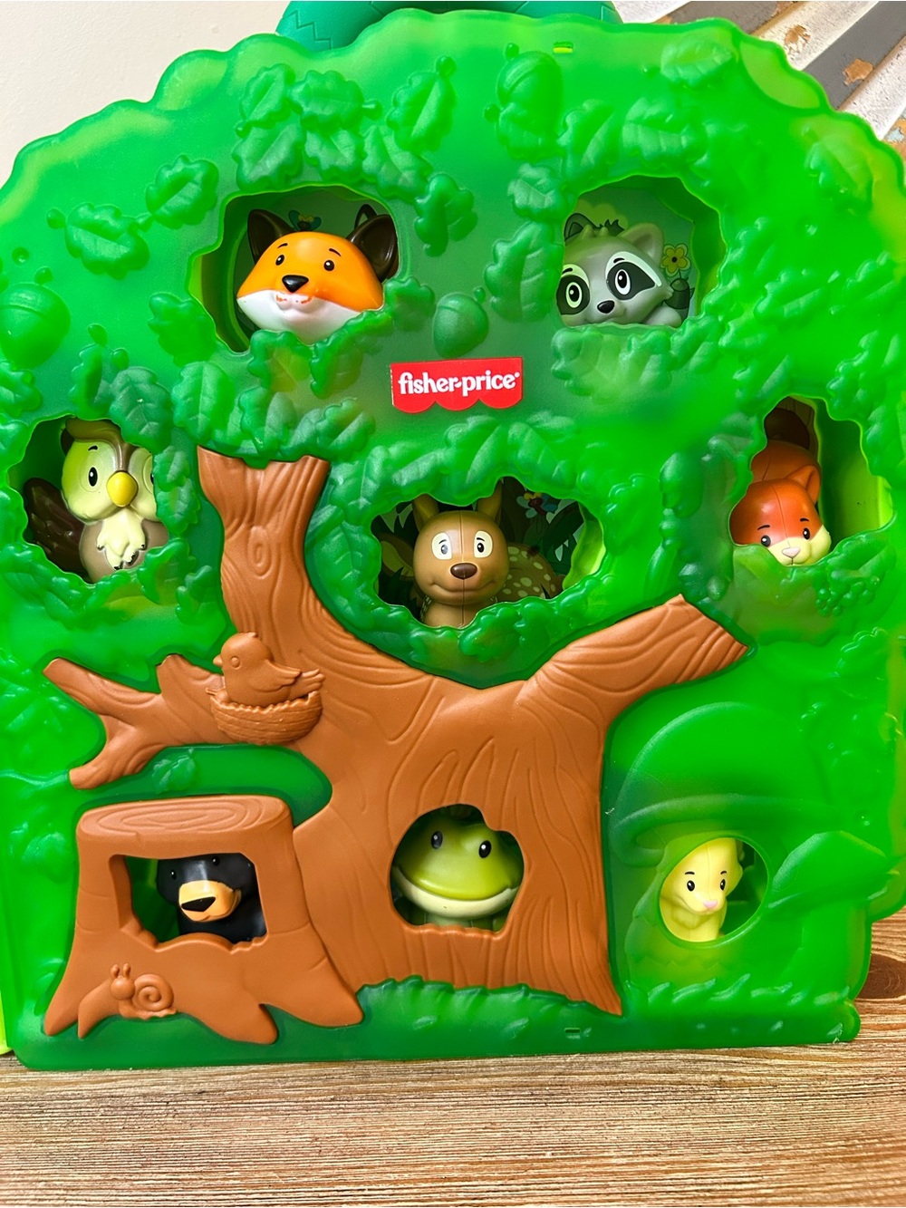 Fisher-Price Little People Forest Friends Carry Case Playset 8 Figures Complete - Picture 2 of 13